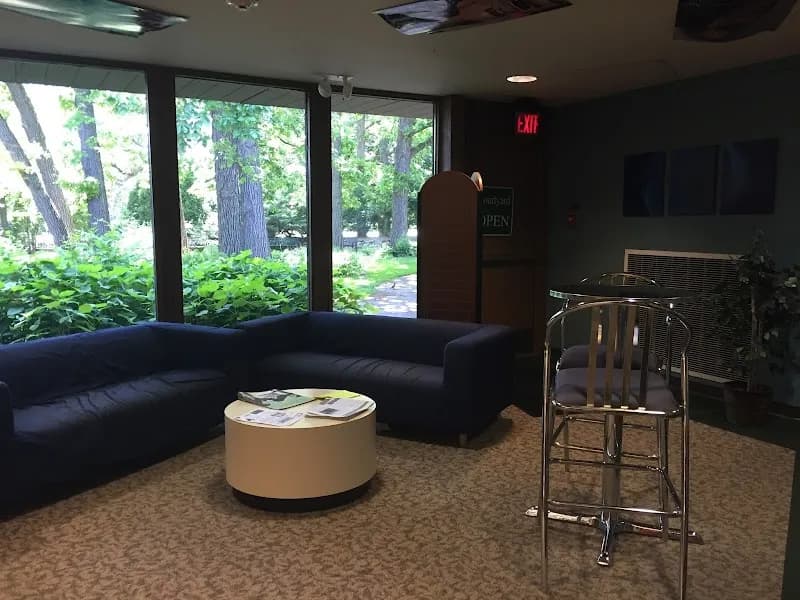 View of Brookfield Public Library in Brookfield, WI