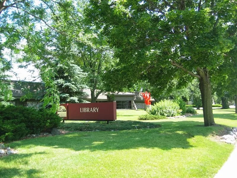 View of Brookfield Public Library in Brookfield, WI