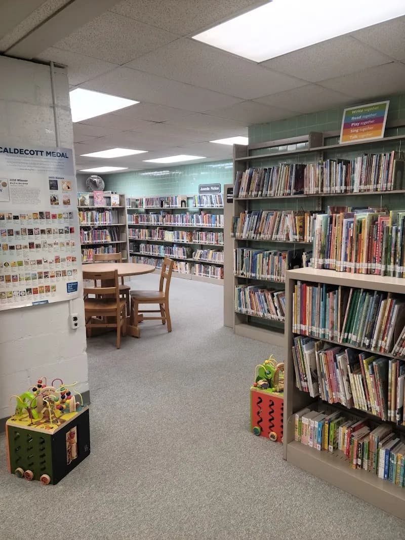 View of Brookhaven Library, DeKalb County Public Library in Brookhaven, GA