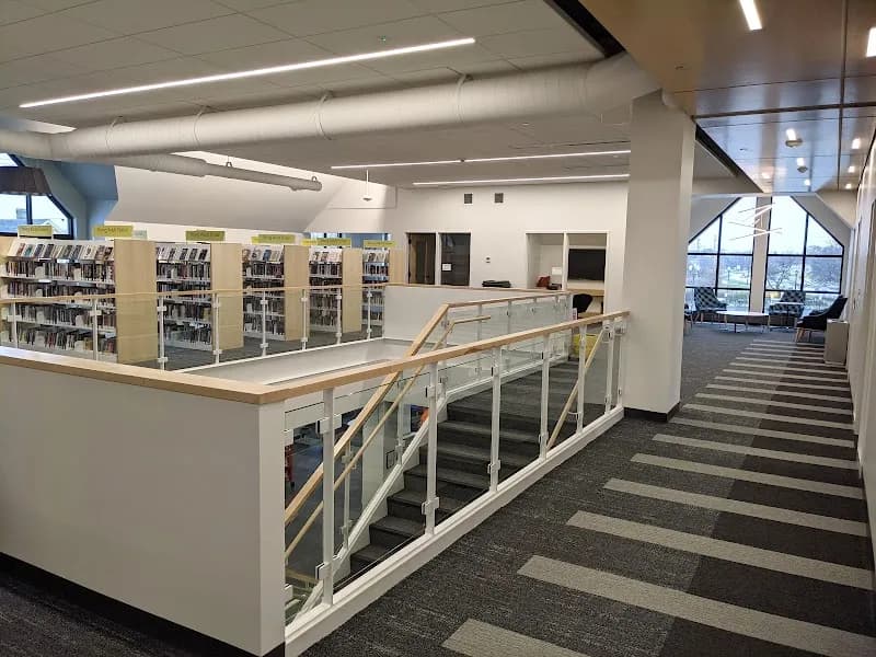 View of Brown Deer Public Library in Brown Deer, WI
