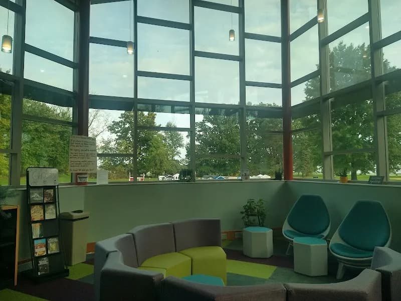 View of Brunswick Library in Brunswick, OH