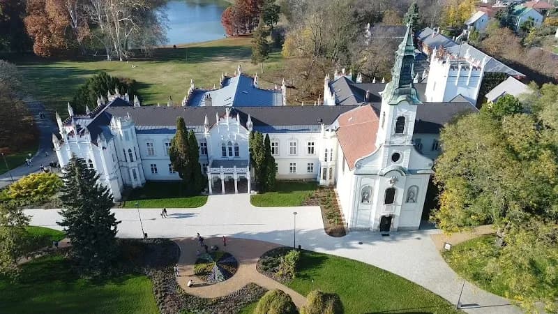 View of Brunszvik Castle in Martonvásár, Budapest