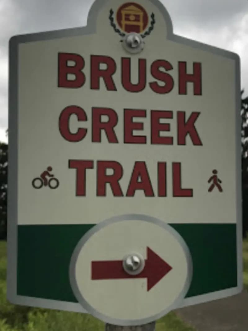 Brush Creek Trail route in Cranberry Township, PA