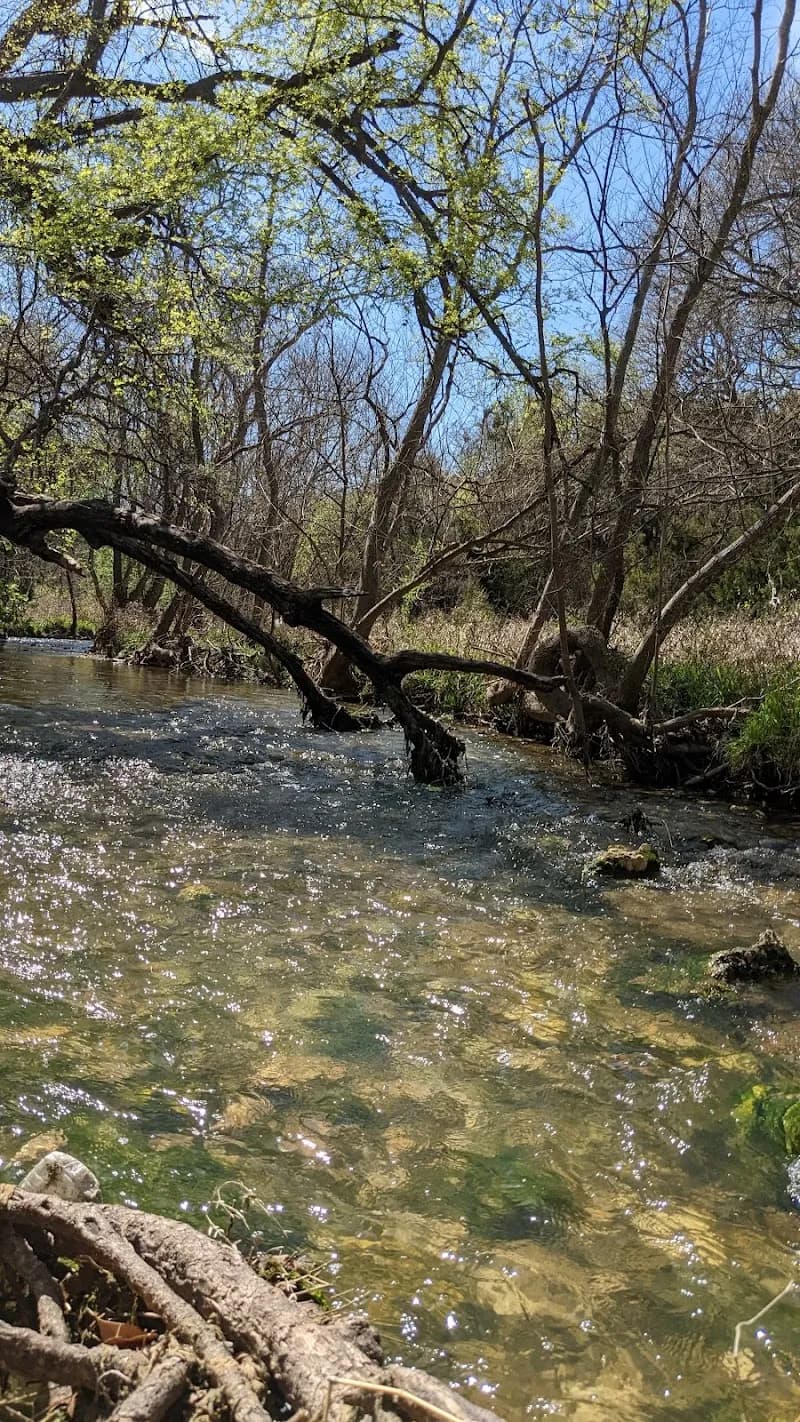 View of Brushy Creek trail head in Avery Ranch, TX