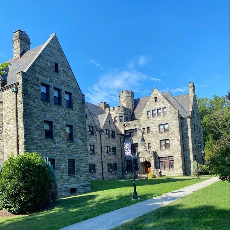 View of Bryn Mawr College in Bryn Mawr, PA