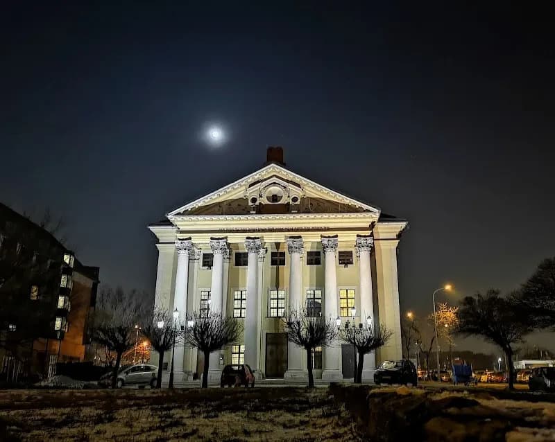 View of Óbudai Zsinagóga in Óbuda, Budapest
