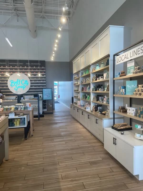 Buff City Soap store in Elmwood Village, NY