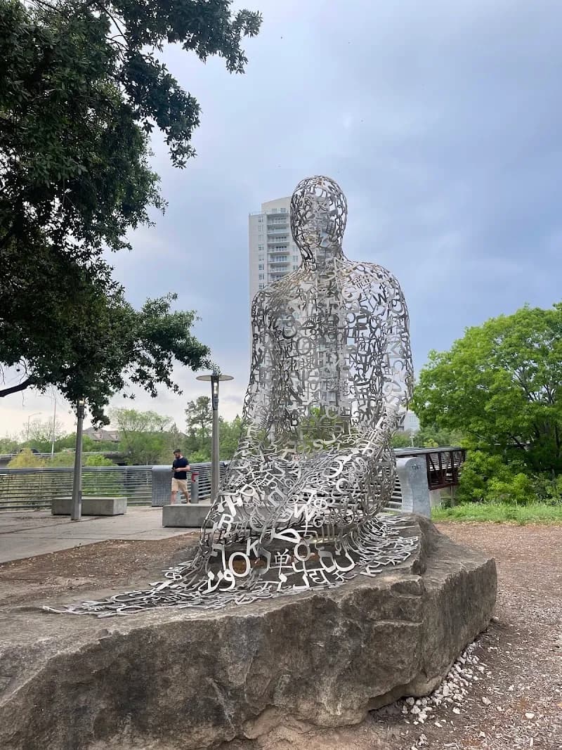 View of Buffalo Bayou Park in Houston, TX