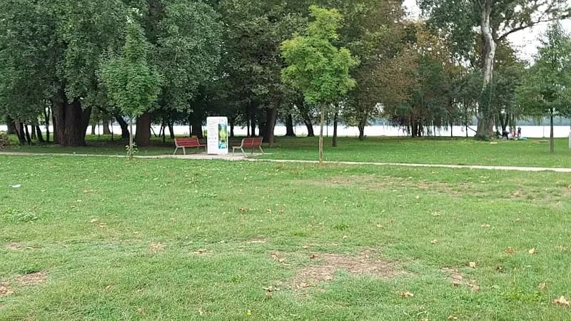 View of Builders park in Tata, Budapest