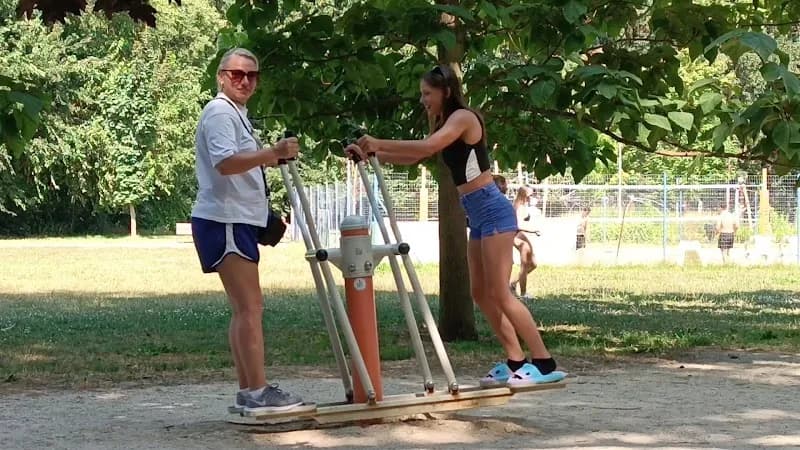 View of Builders park in Tata, Budapest