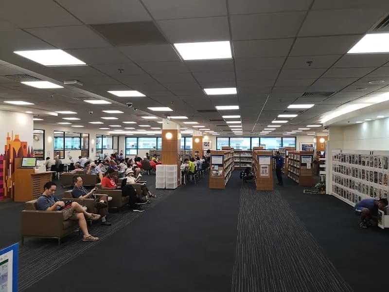 View of Bukit Batok Library in Bukit Batok, SG