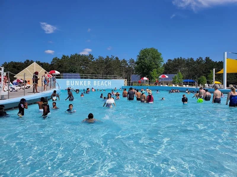 View of Bunker Hills Regional Park in Lakeville, MN