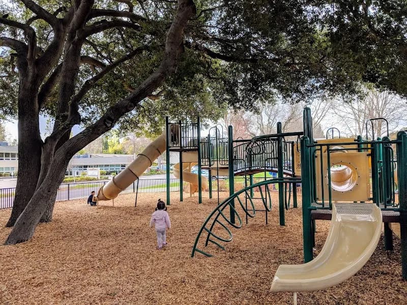 View of Burgess Park in Menlo Park, CA