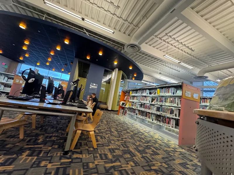 View of Burien Library in Burien, WA