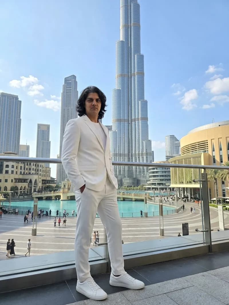 View of BURJ AL ARAB BEACH in Umm Suqeim, Dubai