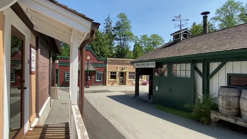 View of Burnaby Village Museum in Burnaby, BC
