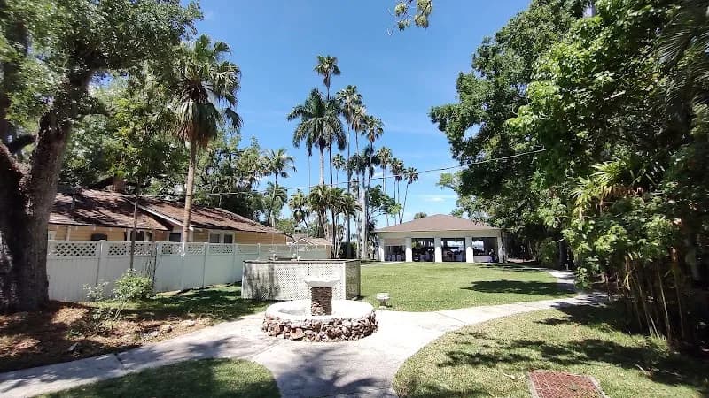 View of Burroughs Home and Gardens in Fort Myers, FL