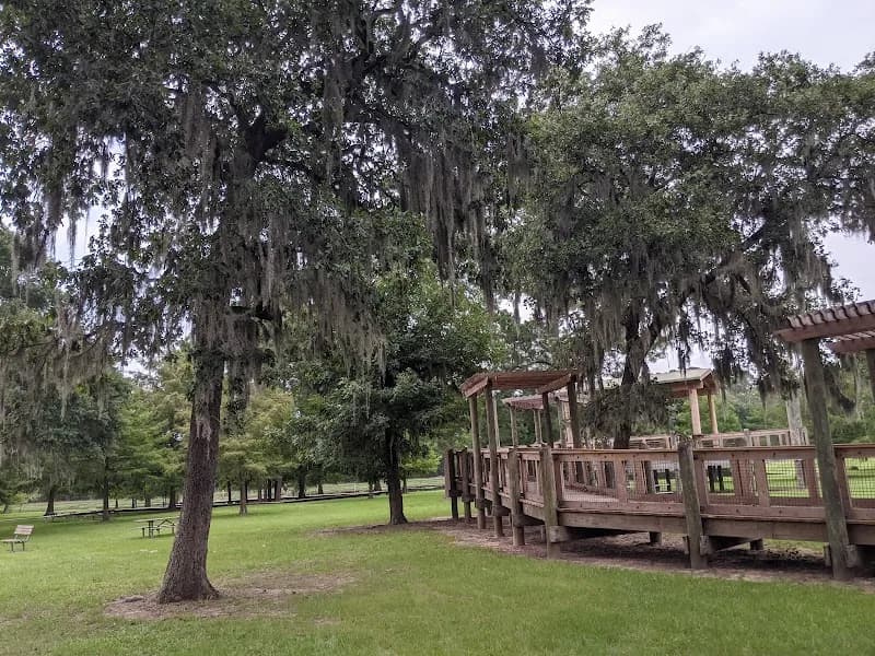 View of Burroughs Park in Humble, TX