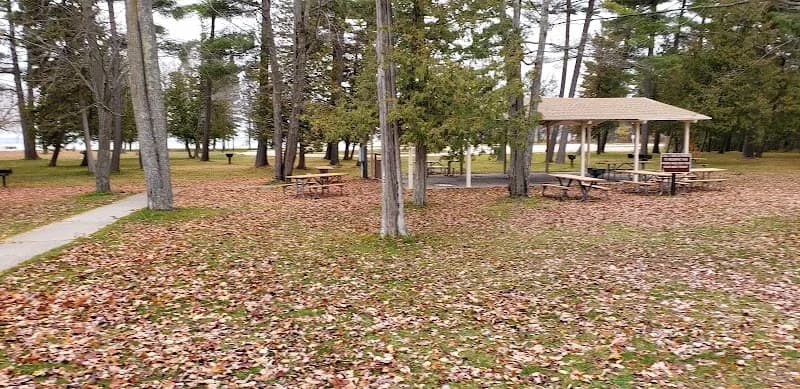View of Burt Lake State Park in Indian River, MI