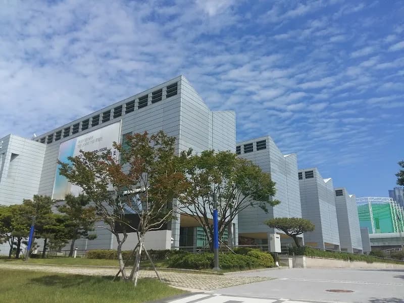 View of Busan Museum of Art in Centum City, Busan