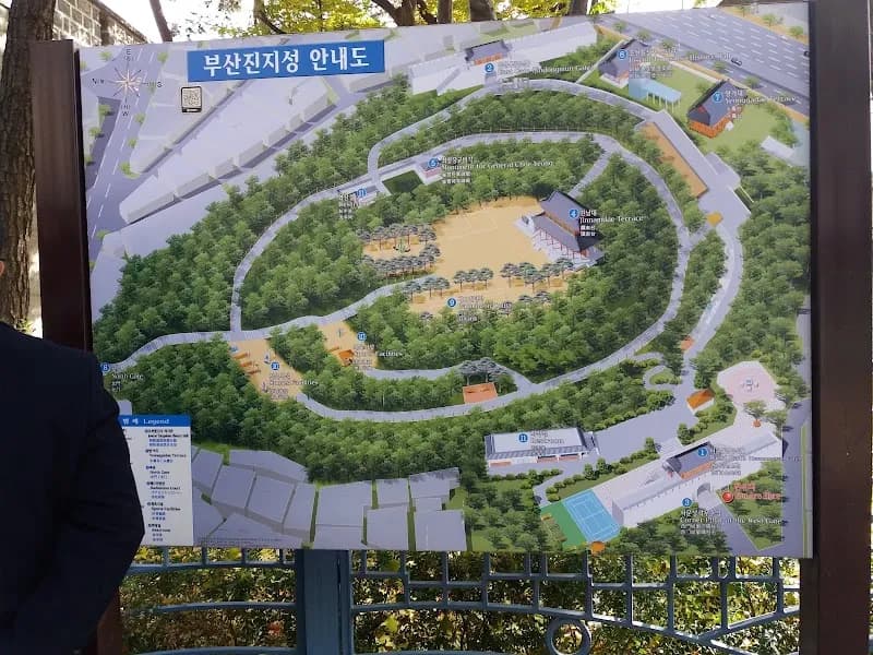 View of Busanjinseong Park (Jaseongdae Park) in Sasang-gu, Busan