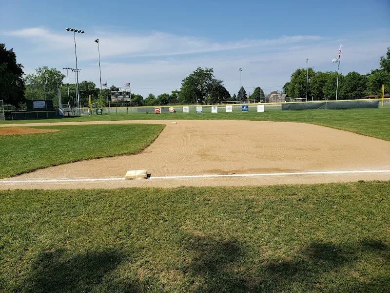 View of Butler Lake Park in Libertyville, IL