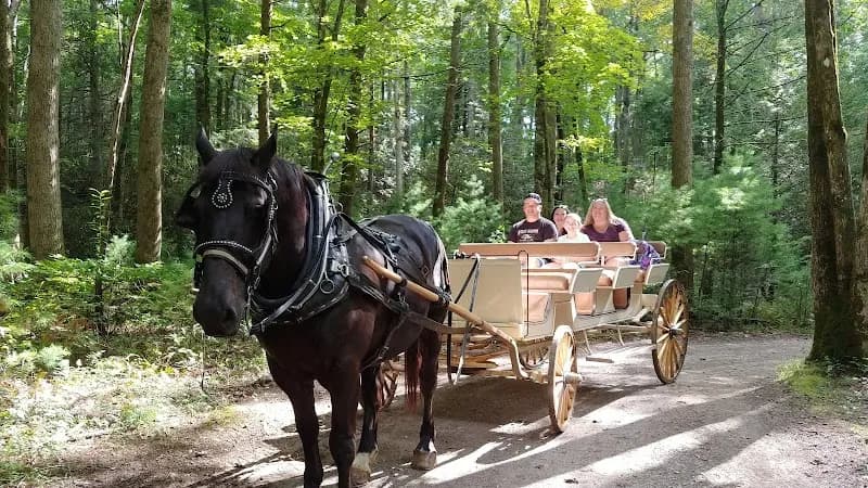 View of Cades Cove Riding Stables in Townsend, TN