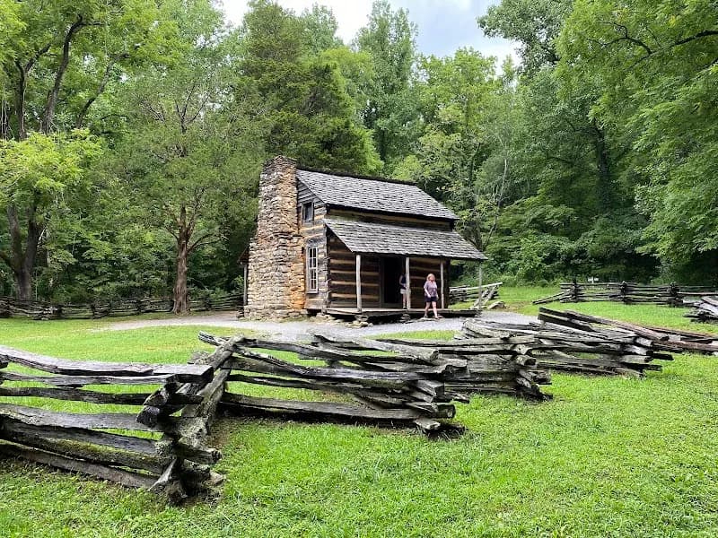 View of Cades Cove Scenic Loop in Wears Valley, TN