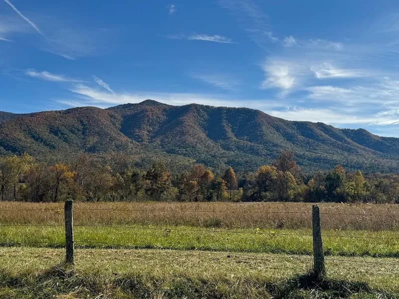 View of Cades Cove in Townsend, TN