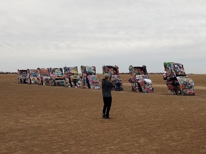 View of Cadillac Ranch in Amarillo, TX