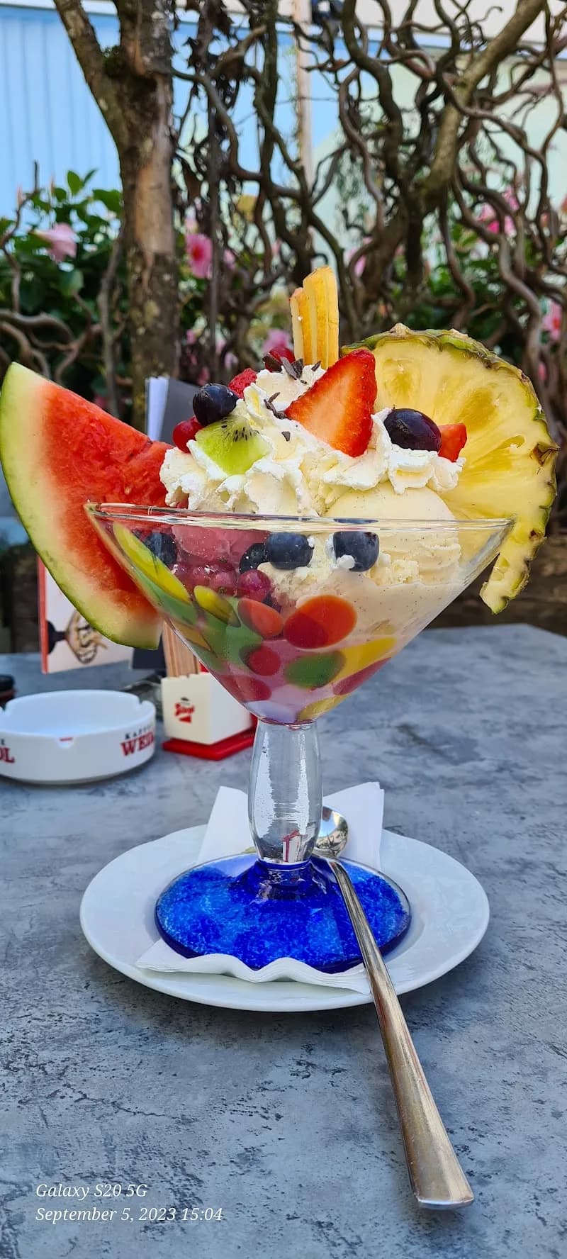 View of Café Bäckerei Lettner in Thalgau, Salzburg