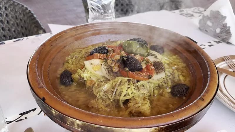 View of Café de la Kasbah in Chichaoua, MS