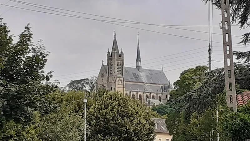 View of Café De La Place in Montmorency, IDF