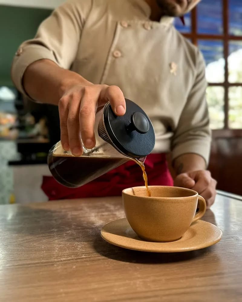 View of Café Familiar La Cabaña in Chaclacayo, Lima