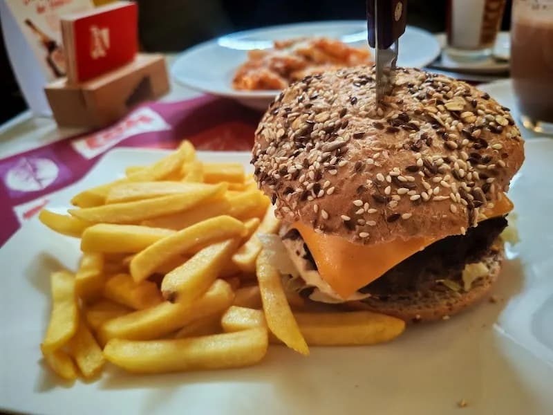 View of Café im Grünen in Henndorf am Wallersee, Salzburg
