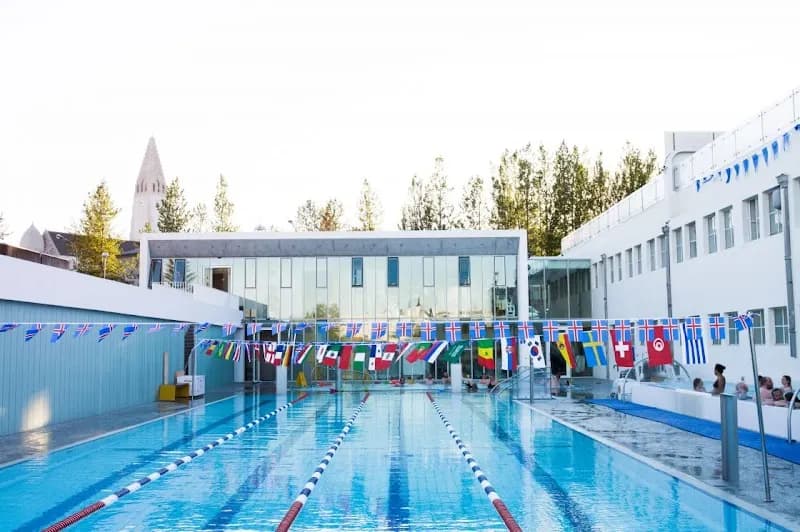 View of Café Laugardal in Sundhöllin, CR
