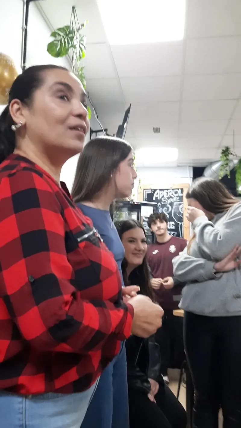 View of Café Mi Barrio in Requena, V
