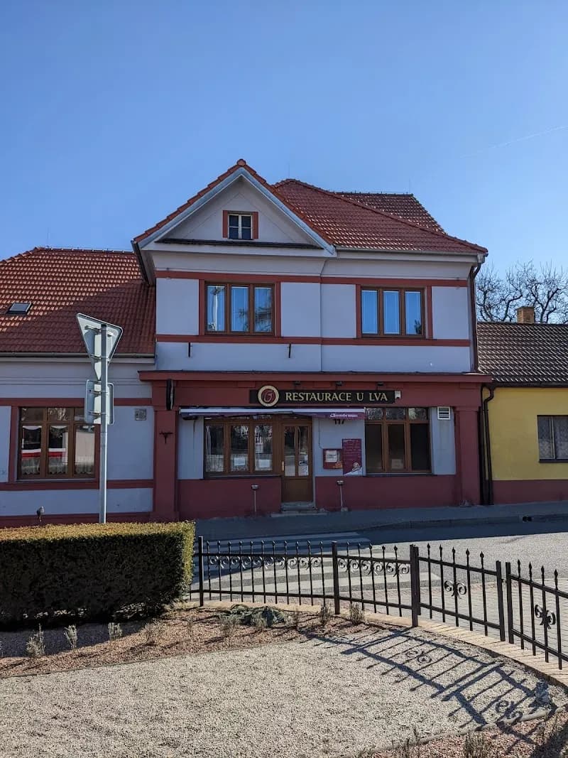 View of Café u Lva in Doksy, CZ