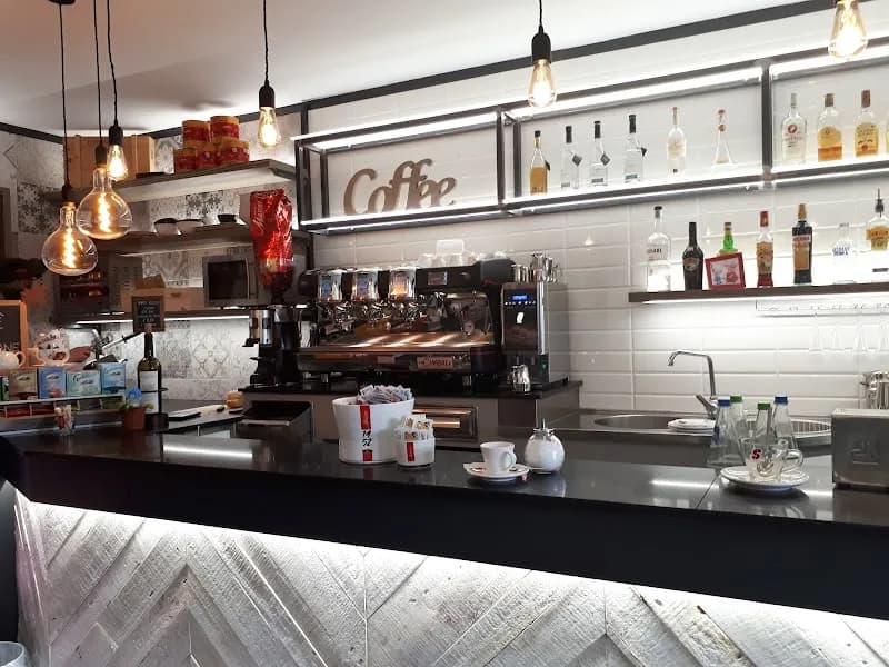 View of Caffè del Borgo in Artimino, Tuscany