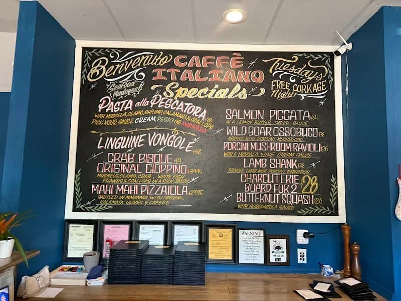 View of Caffe Italiano Ristorante in Orangevale, CA