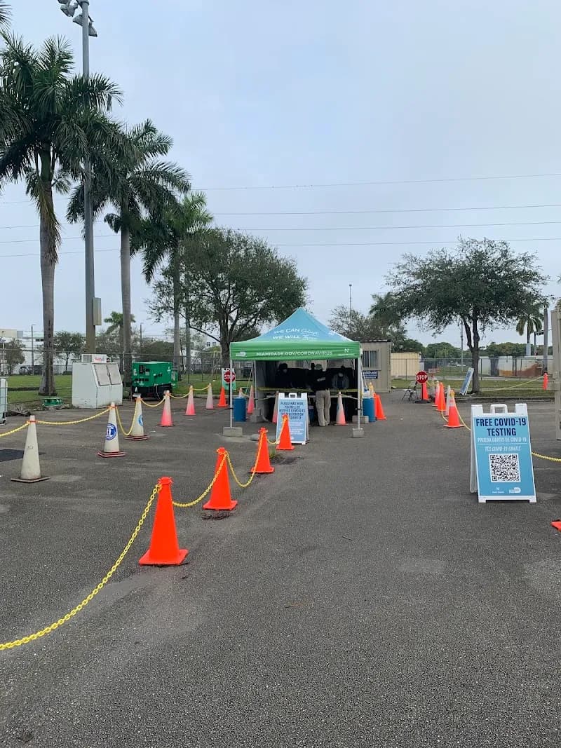 View of Cagni Park in North Miami Beach, FL