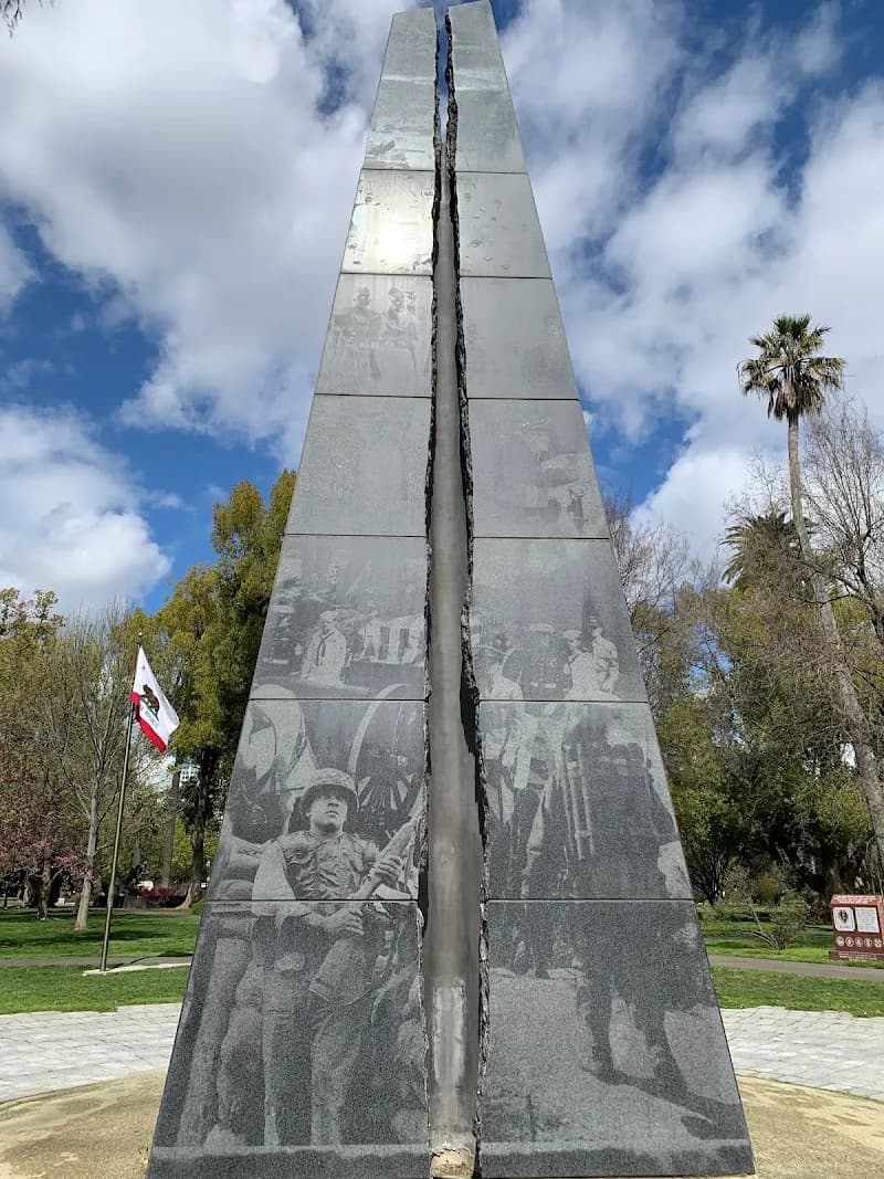 View of California State Capitol Park in Sacramento, CA