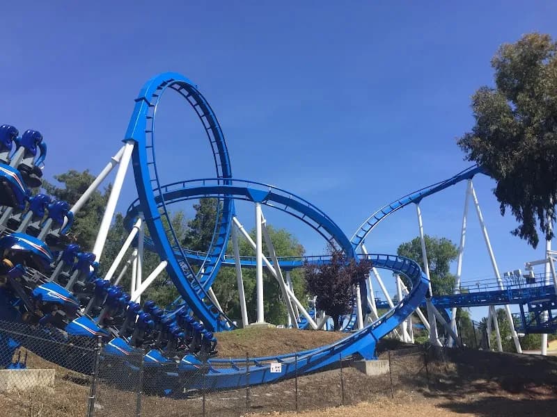 View of California's Great America in Santa Clara, CA