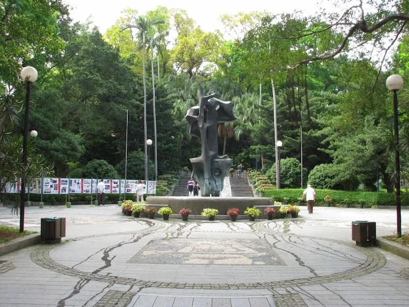 View of Camoes Garden in Macau, MAC