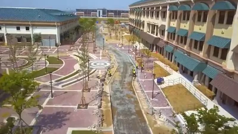 View of Camp Humphreys Family Recreation Center in Dongducheon, GG