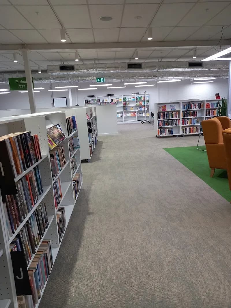 View of Campbelltown Library, HJ Daley in Campbelltown, NSW