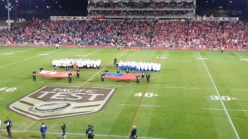 View of Campbelltown Sports Stadium in Campbelltown, NSW