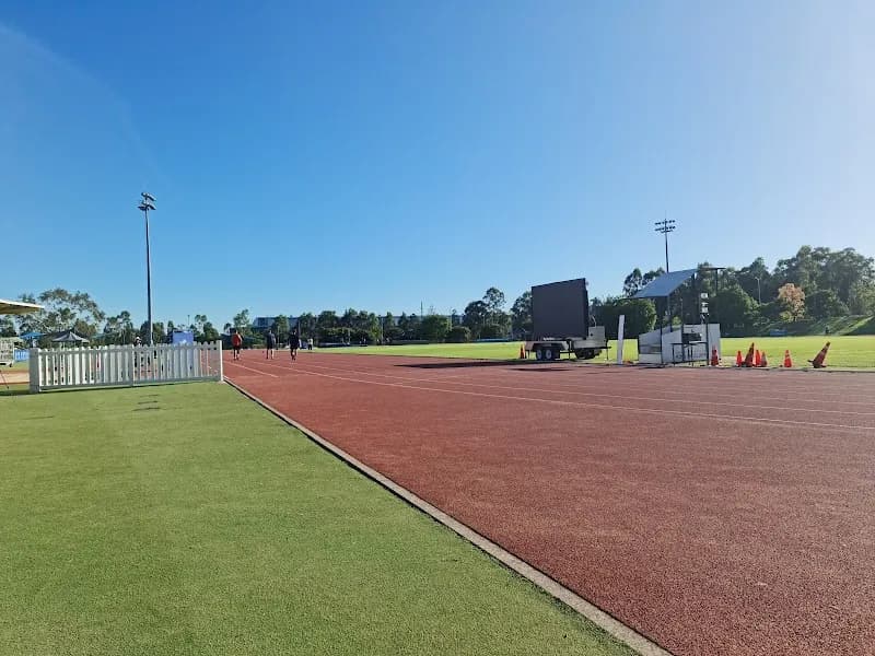View of Campbelltown Sports Stadium in Campbelltown, NSW