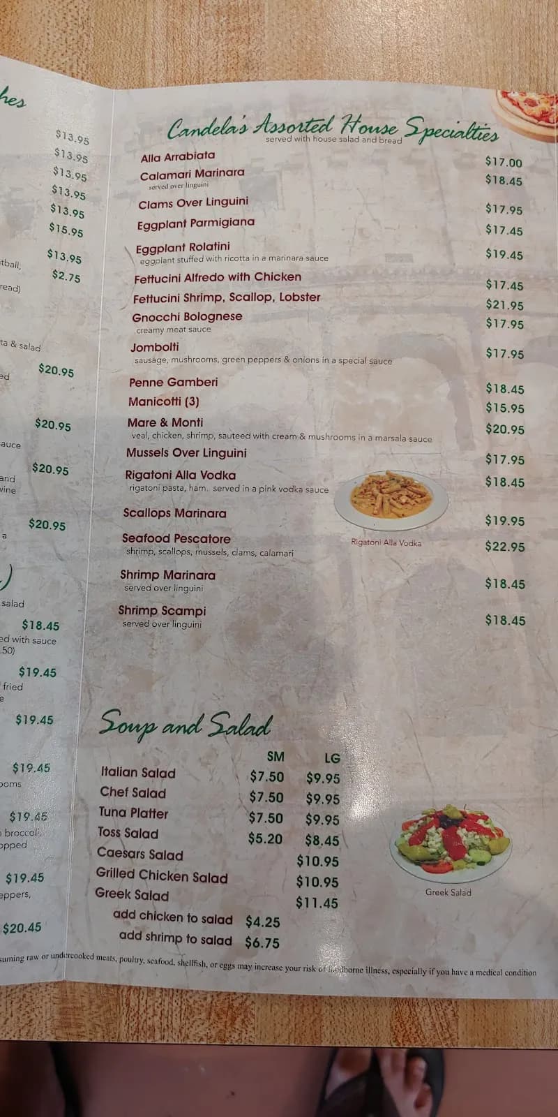 View of Candela's Pizzeria & Ristorante Italiano in Lakeside, VA