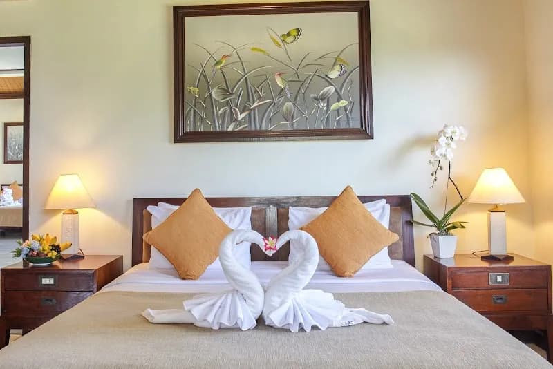 View of Candidasa Public Swimming Pool in Candidasa, Bali